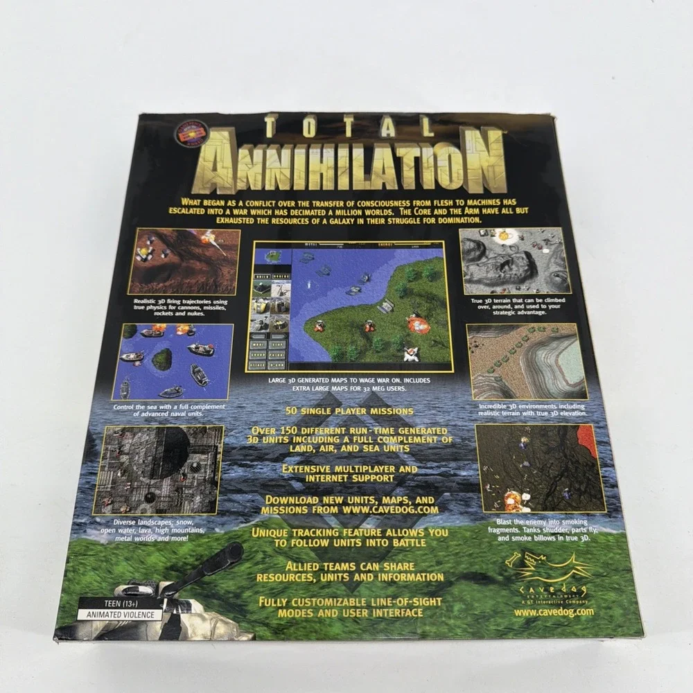 Total Annihilation (PC, 1997) Big Box PC Game
